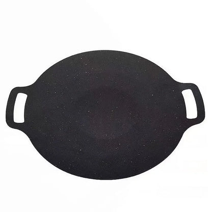 Plita Japoneza, invelis antiaderent, pluristratificata, materiale rezistente, spatioasa, diametru 36 cm, negru