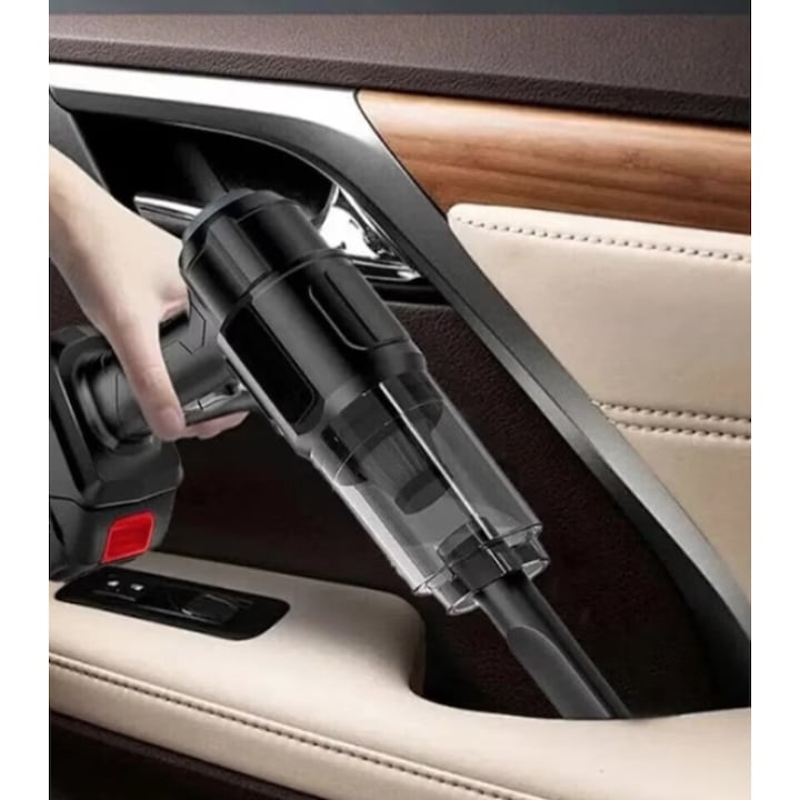 Aspirator Auto Portabil Fără Fir – 100W, 48V, 6000mAh, 6 Capete