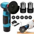 Mini Polizor cu Acumulator 48V 2Ah – 2 Baterii + 5 Discuri Incluse