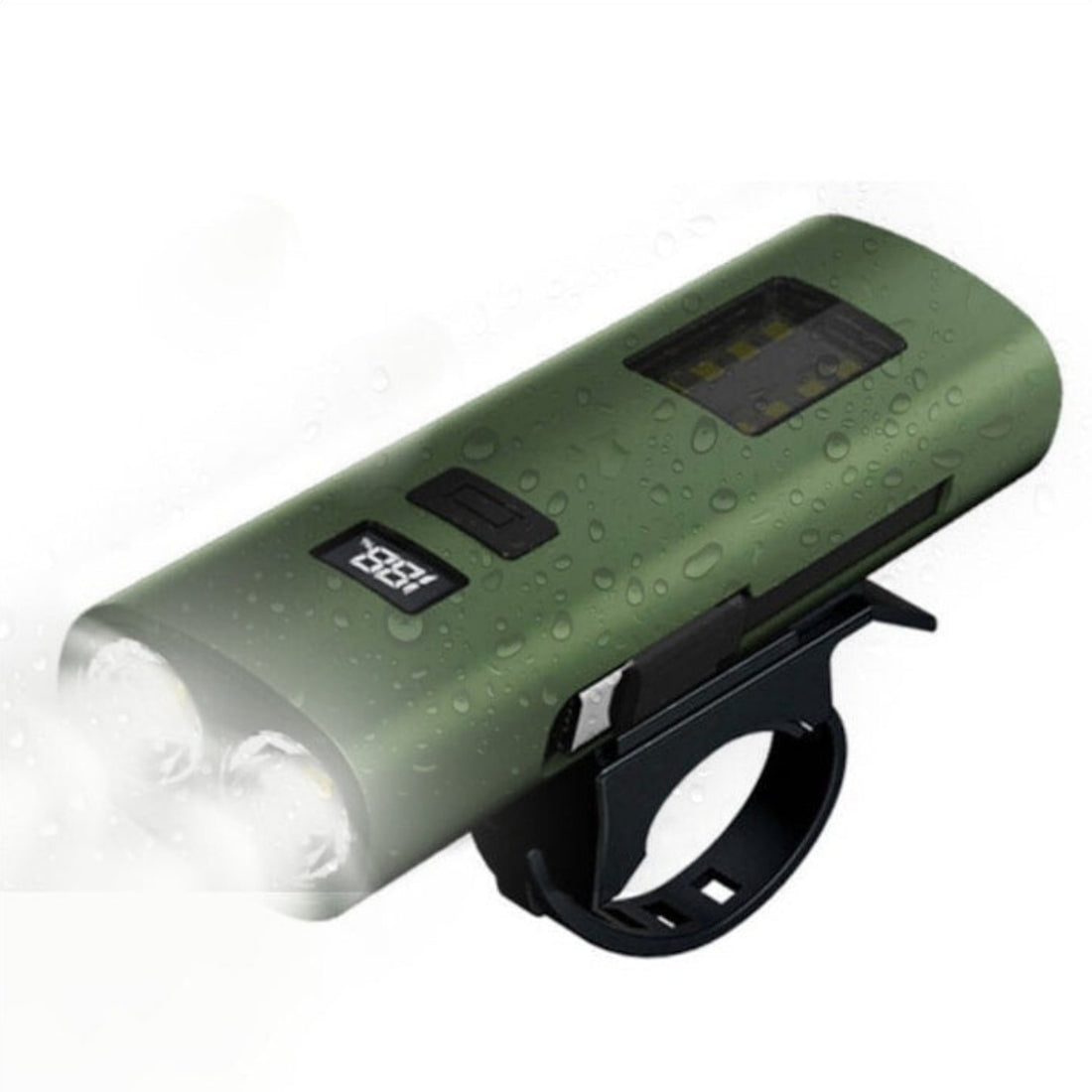 Lanterna Far LED Reincarcabil USB pentru Bicicleta – 6 Moduri, Power Bank 4000mAh