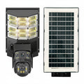 Lampă Solară cu Cameră Supraveghere 4G SIM 4MP | PTZ 355°, Panou Solar 24W, Baterie 18000mAh