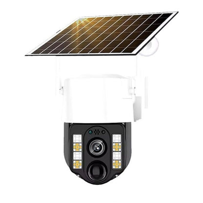 Cameră Supraveghere 4G Solară 5MP PTZ – Panou Solar 7.5W, Vedere Nocturnă Color, IP66