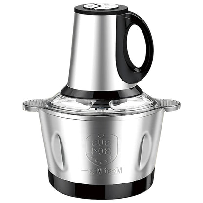 Blender Tocător Electric Profesional 1000W Bol Inox 5L Carne și Legume
