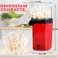 Aparat Floricele Aer Cald 1200W – Popcorn Fără Ulei, Gata în 2 Minute