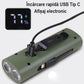 Lanterna Far LED Reincarcabil USB pentru Bicicleta – 6 Moduri, Power Bank 4000mAh