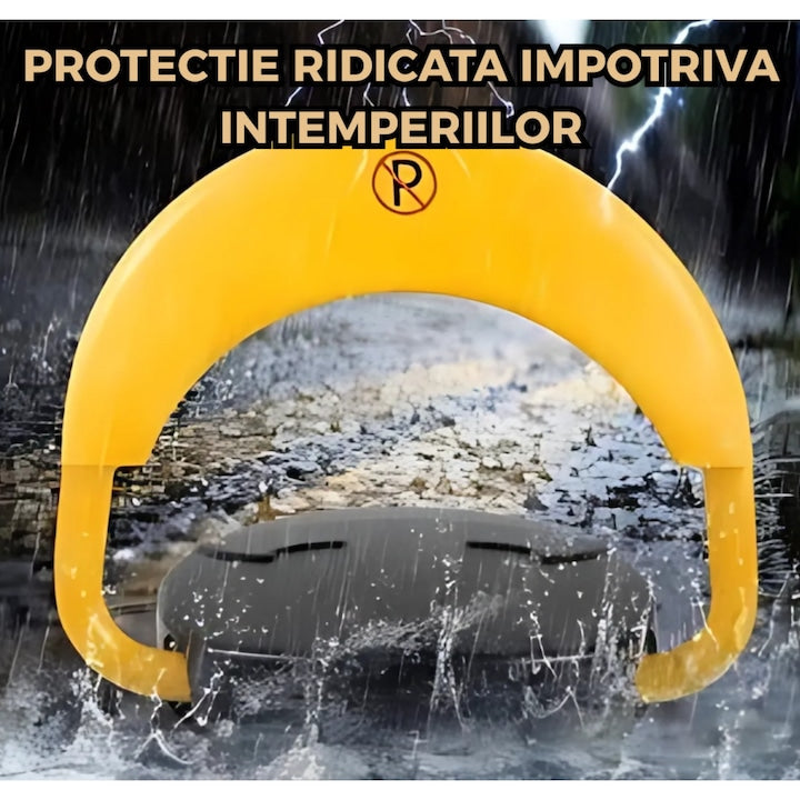 Blocator Automat Parcare Cu Incarcare Solara – Bariera Rabatabila Anti-Furt IP67, Telecomanda, 5 Tone