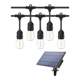 Ghirlanda Luminoasa cu Pendule 10m – Becuri LED, IP65, Incarcare Solara & USB