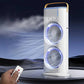 Ventilator portabil cu umidificare prin pulverizare si telecomanda